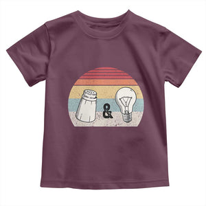 Retro Salt And Light Be Ye Salt Christian Toddler T Shirt TS11 Maroon Print Your Wear