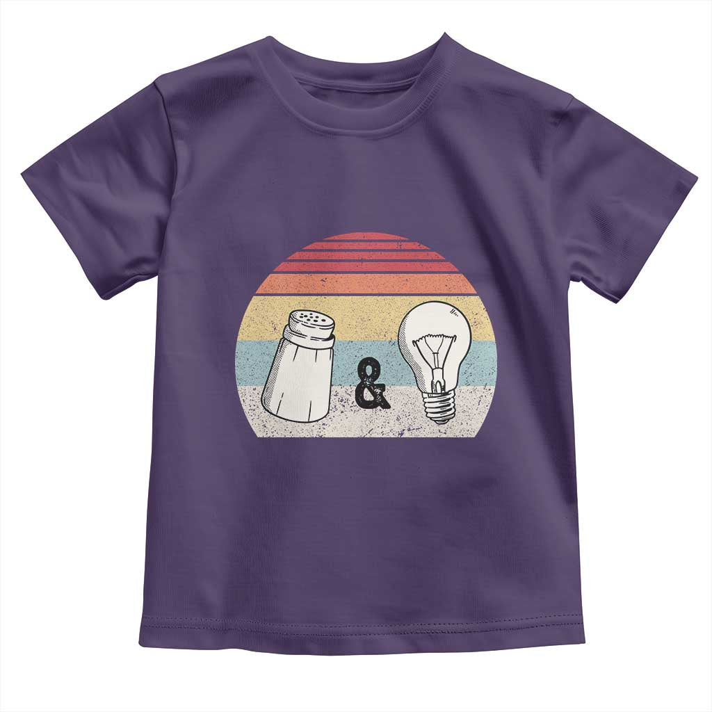 Retro Salt And Light Be Ye Salt Christian Toddler T Shirt TS11 Purple Print Your Wear