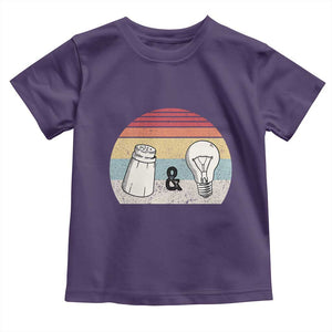 Retro Salt And Light Be Ye Salt Christian Toddler T Shirt TS11 Purple Print Your Wear