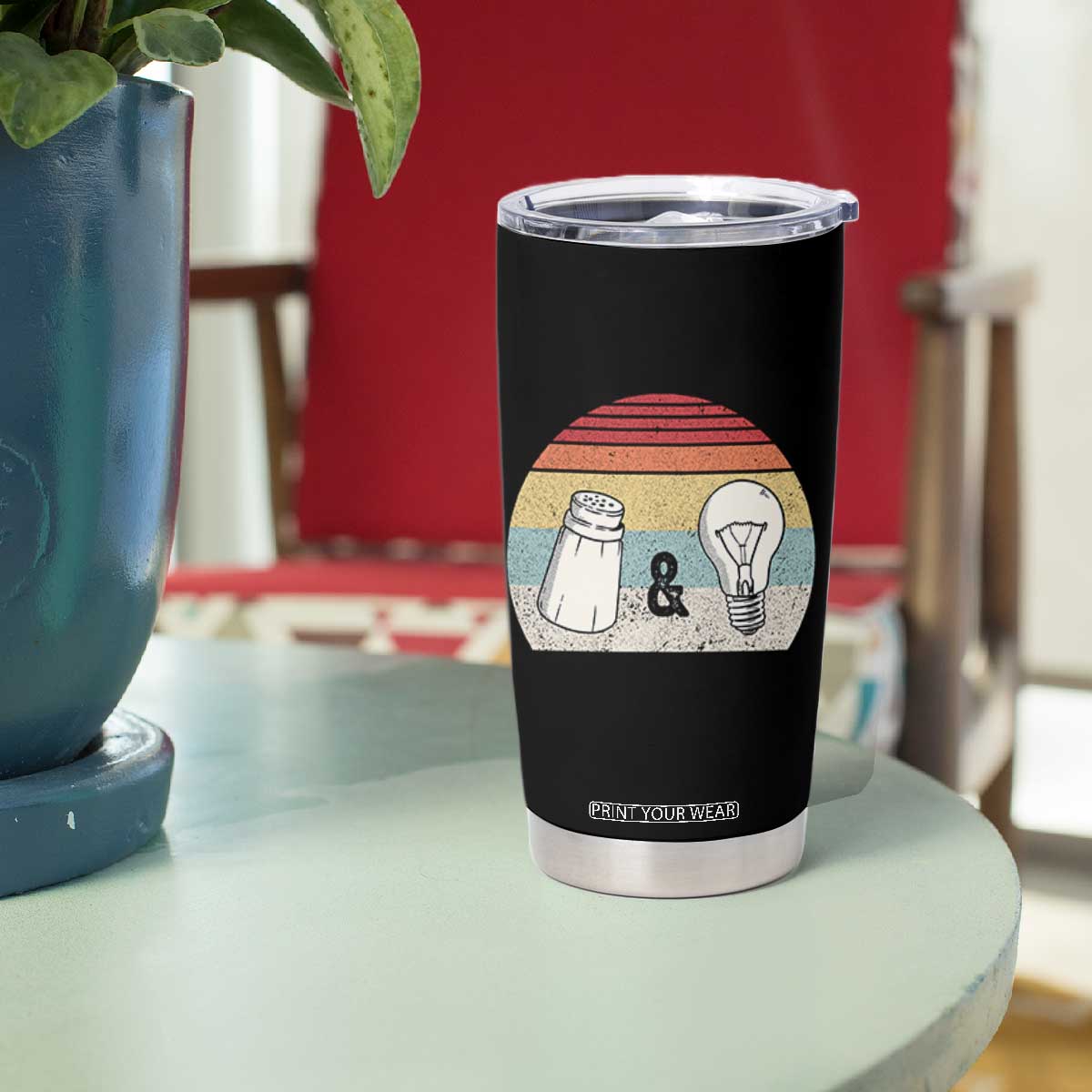 Retro Salt And Light Be Ye Salt Christian Tumbler Cup TS11 Print Your Wear