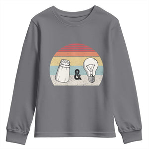 Retro Salt And Light Be Ye Salt Christian Youth Sweatshirt TS11 Charcoal Print Your Wear