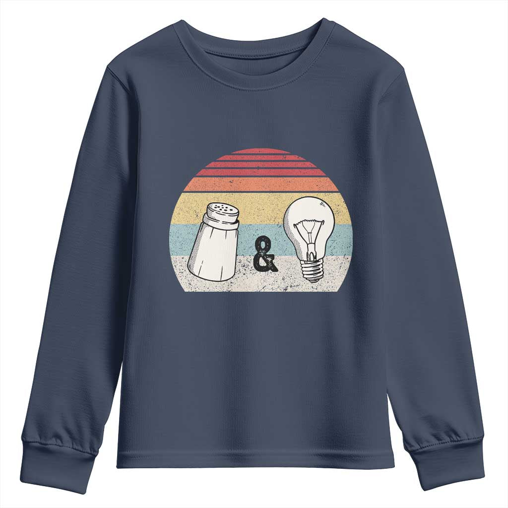 Retro Salt And Light Be Ye Salt Christian Youth Sweatshirt TS11 Navy Print Your Wear