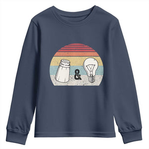 Retro Salt And Light Be Ye Salt Christian Youth Sweatshirt TS11 Navy Print Your Wear