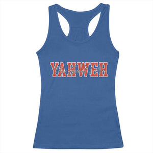 Yahweh The Great I Am Racerback Tank Top Christian Religious Faith TS11 Royal Blue Print Your Wear
