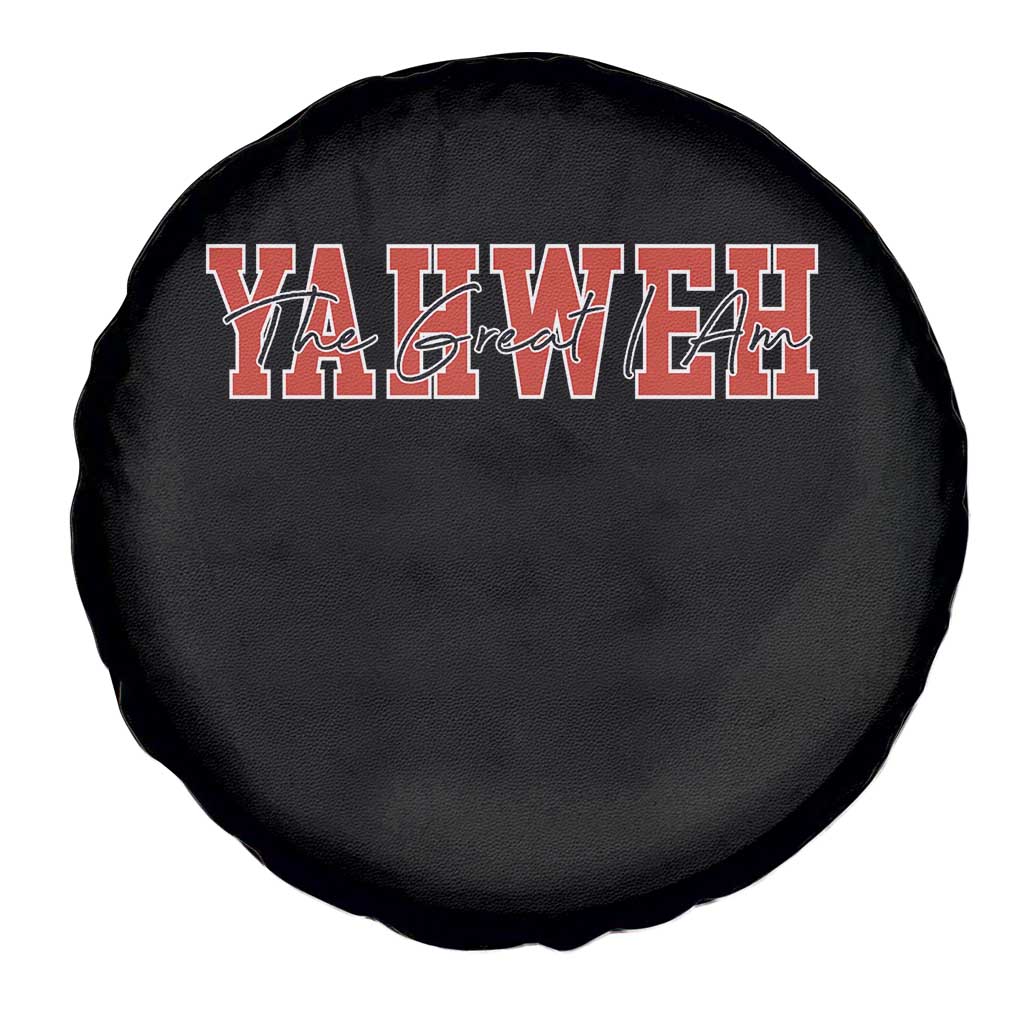 Yahweh The Great I Am Spare Tire Cover Christian Religious Faith TS11 Print Your Wear