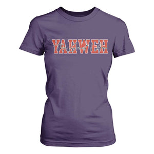Yahweh The Great I Am T Shirt For Women Christian Religious Faith TS11 Purple Print Your Wear