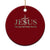 Jesus The Way The Truth The Life Ceramic Ornament Christian Cross Nails TS11 1pc Red Print Your Wear