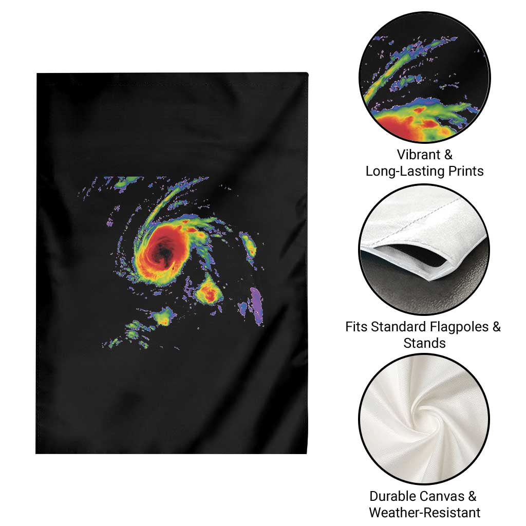 Hurricane Gabrielle 2025 Garden Flag Meteorologist Weather Radar Storm Chasing TS11 Print Your Wear