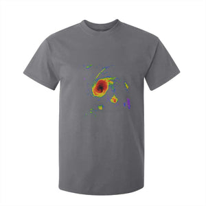 Hurricane Gabrielle 2025 T Shirt For Kid Meteorologist Weather Radar Storm Chasing TS11 Charcoal Print Your Wear
