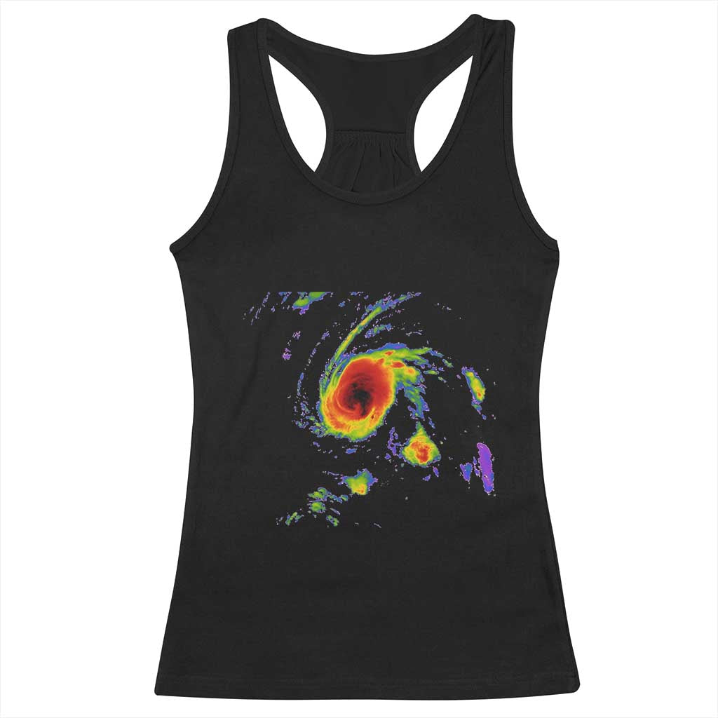 Hurricane Gabrielle 2025 Racerback Tank Top Meteorologist Weather Radar Storm Chasing TS11 Black Print Your Wear