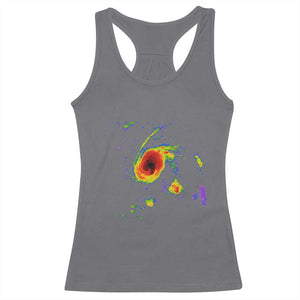 Hurricane Gabrielle 2025 Racerback Tank Top Meteorologist Weather Radar Storm Chasing TS11 Charcoal Print Your Wear