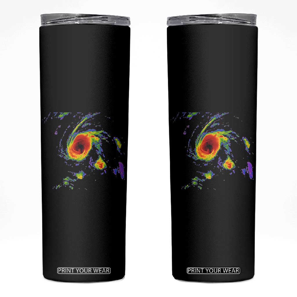 Hurricane Gabrielle 2025 Skinny Tumbler Meteorologist Weather Radar Storm Chasing TS11 Black Print Your Wear