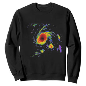 Hurricane Gabrielle 2025 Sweatshirt Meteorologist Weather Radar Storm Chasing TS11 Black Print Your Wear