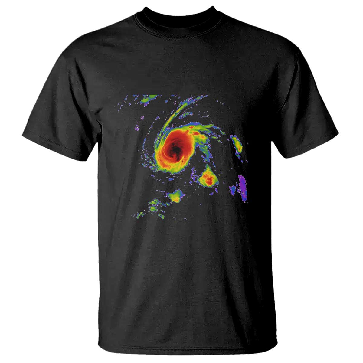 Hurricane Gabrielle 2025 T Shirt Meteorologist Weather Radar Storm Chasing TS11 Black Print Your Wear