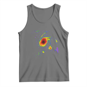 Hurricane Gabrielle 2025 Tank Top Meteorologist Weather Radar Storm Chasing TS11 Black Heather Print Your Wear