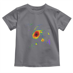 Hurricane Gabrielle 2025 Toddler T Shirt Meteorologist Weather Radar Storm Chasing TS11 Charcoal Print Your Wear