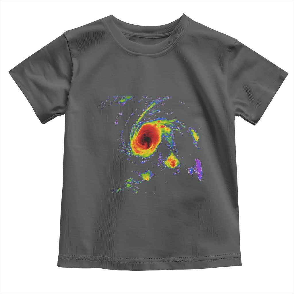 Hurricane Gabrielle 2025 Toddler T Shirt Meteorologist Weather Radar Storm Chasing TS11 Dark Heather Print Your Wear
