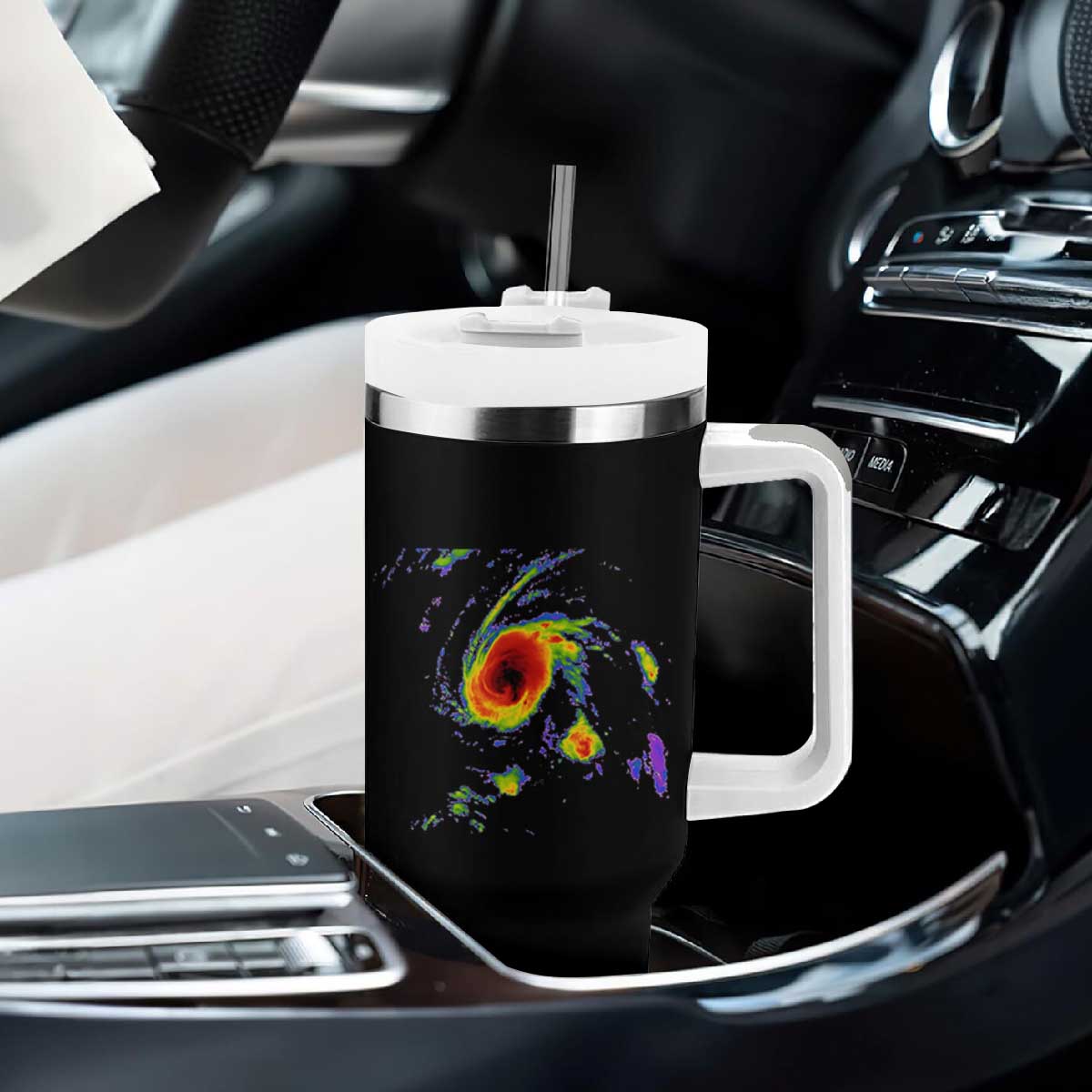 Hurricane Gabrielle 2025 Tumbler With Handle Meteorologist Weather Radar Storm Chasing TS11 Print Your Wear