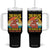 Funny Jesus Has Your Back Tumbler With Handle Jiu Jitsu Retro Christian TS11 One Size: 40 oz Black Print Your Wear