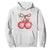 Christmas Coquette Pink Baubles Bow Hoodie TS11 White Print Your Wear