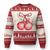 Christmas Coquette Pink Baubles Bow Ugly Christmas Sweater TS11 Red Print Your Wear