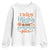 Thanksgiving Youth Sweatshirt Thick Thighs And Pumpkin Pies Dinner TS11 White Print Your Wear