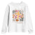 Thanksgiving Christ Youth Sweatshirt I Will Praise Him In Every Season Psalm 146:2 Fall Season TS11 White Print Your Wear
