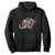 Christmas Veterans Hoodie Joy Candy Cane American Flag TS11 Black Print Your Wear