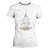 Funny Christmas Christian Faith T Shirt For Women Joy To The World The Savior Is Born Xmas Tree TS11 White Print Your Wear