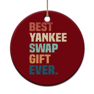 Funny Best Yankee Swap Gift Ever Ceramic Ornament Christmas Gift Exchange Game TS11 1pc Red Print Your Wear