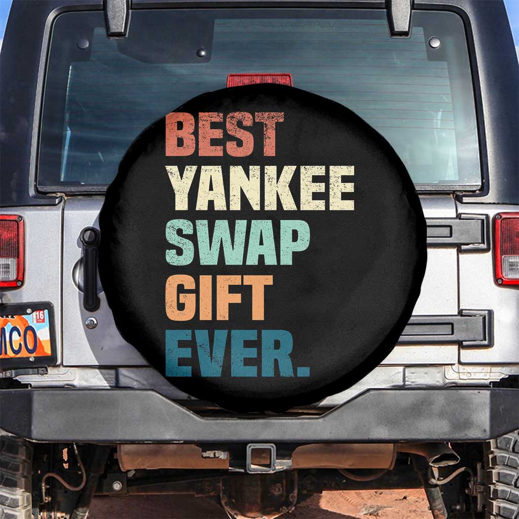 Funny Best Yankee Swap Gift Ever Spare Tire Cover Christmas Gift Exchange Game TS11 No hole Black Print Your Wear
