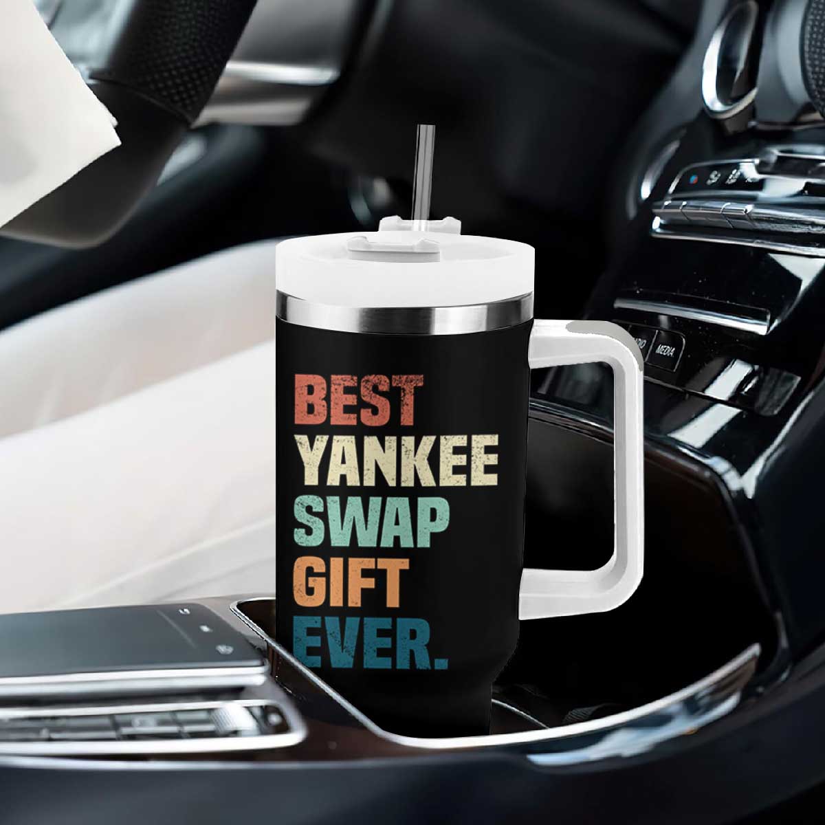 Funny Best Yankee Swap Gift Ever Tumbler With Handle Christmas Gift Exchange Game TS11 Print Your Wear