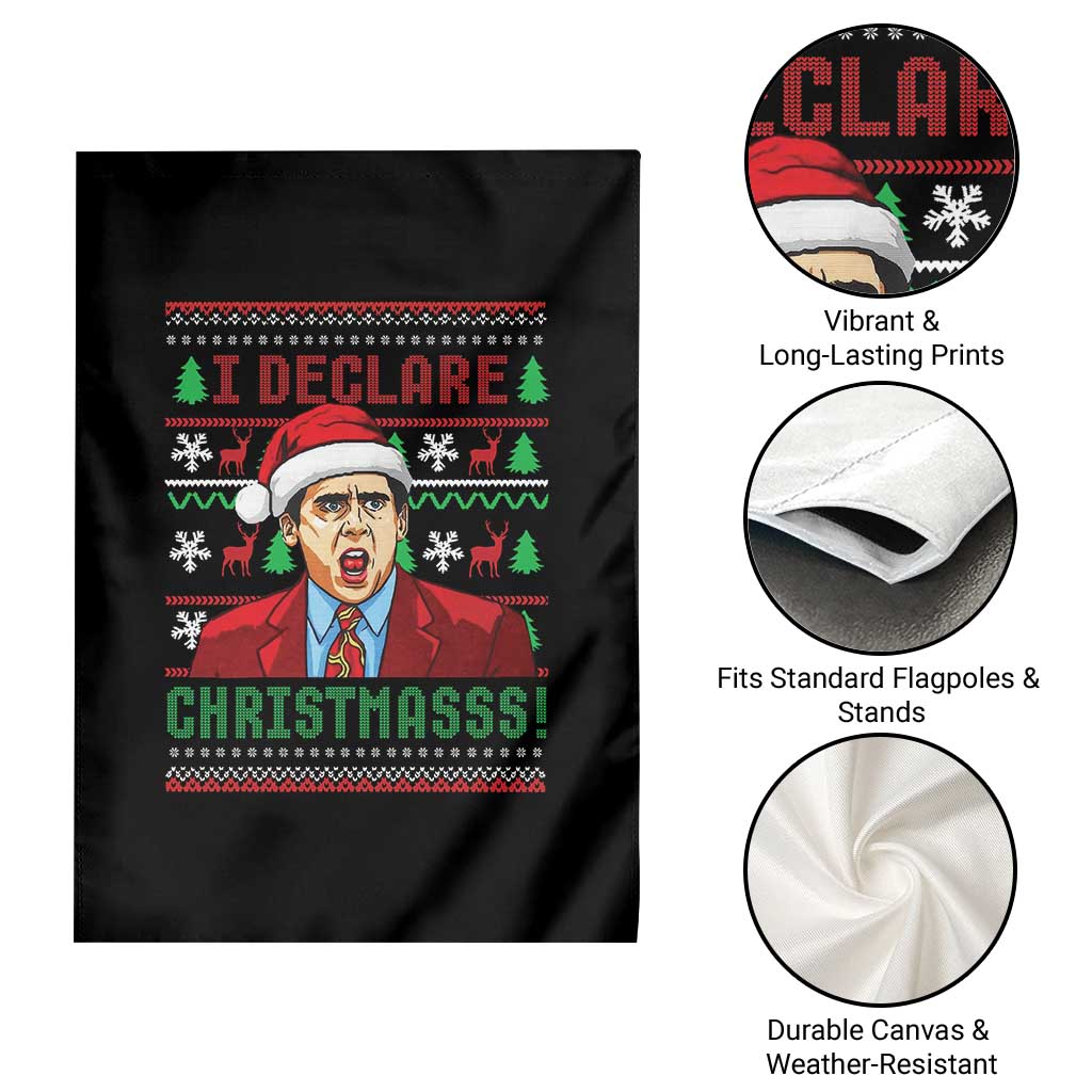 Funny I Declare Christmas Garden Flag Funny Christmas Office Holiday Meme TS11 Print Your Wear