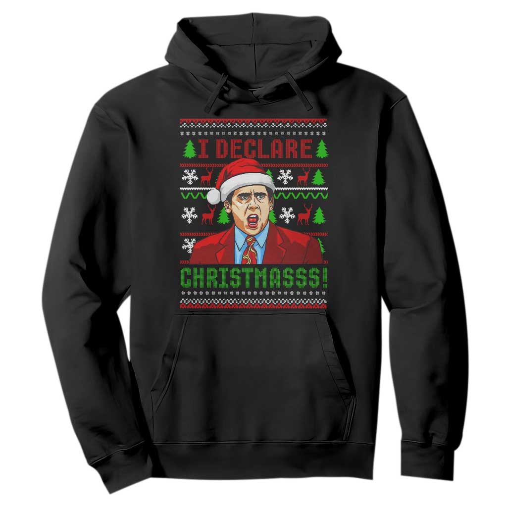 Funny I Declare Christmas Hoodie Funny Christmas Office Holiday Meme TS11 Black Print Your Wear