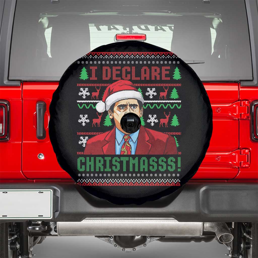 Funny I Declare Christmas Spare Tire Cover Funny Christmas Office Holiday Meme TS11 Black Print Your Wear