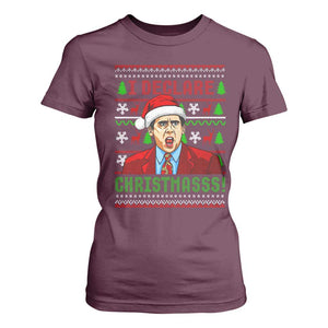 Funny I Declare Christmas T Shirt For Women Funny Christmas Office Holiday Meme TS11 Maroon Print Your Wear