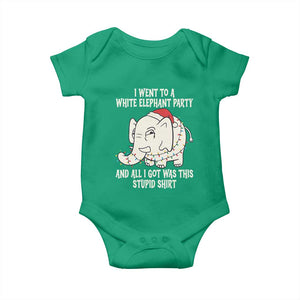 Funny I Went To A White Elephant Party And All I Got Was This Stupid Baby Onesie TS11 Irish Green Print Your Wear