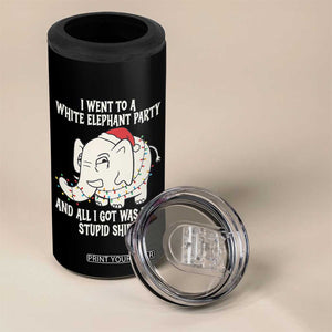 Funny I Went To A White Elephant Party And All I Got Was This Stupid 4 in 1 Can Cooler Tumbler TS11 Print Your Wear