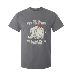 Funny I Went To A White Elephant Party And All I Got Was This Stupid T Shirt For Kid TS11 Charcoal Print Your Wear