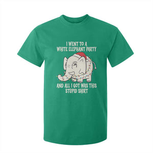 Funny I Went To A White Elephant Party And All I Got Was This Stupid T Shirt For Kid TS11 Irish Green Print Your Wear