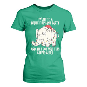Funny I Went To A White Elephant Party And All I Got Was This Stupid T Shirt For Women TS11 Irish Green Print Your Wear