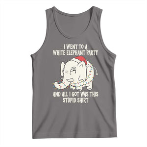 Funny I Went To A White Elephant Party And All I Got Was This Stupid Tank Top TS11 Deep Heather Print Your Wear