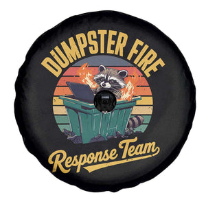 Funny Dumpster Fire Response Team Spare Tire Cover Work Humor TS11 Print Your Wear