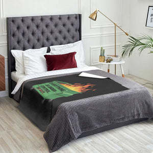 Funny Dumpster Fire Throw Blanket Everything Is Under Control Or Not TS11 Print Your Wear