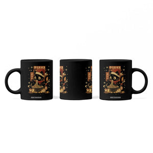 Funny Christmas Cat Ramen Coffee Mug Xmas Japanese Kawaii Anime Cat TS11 Print Your Wear