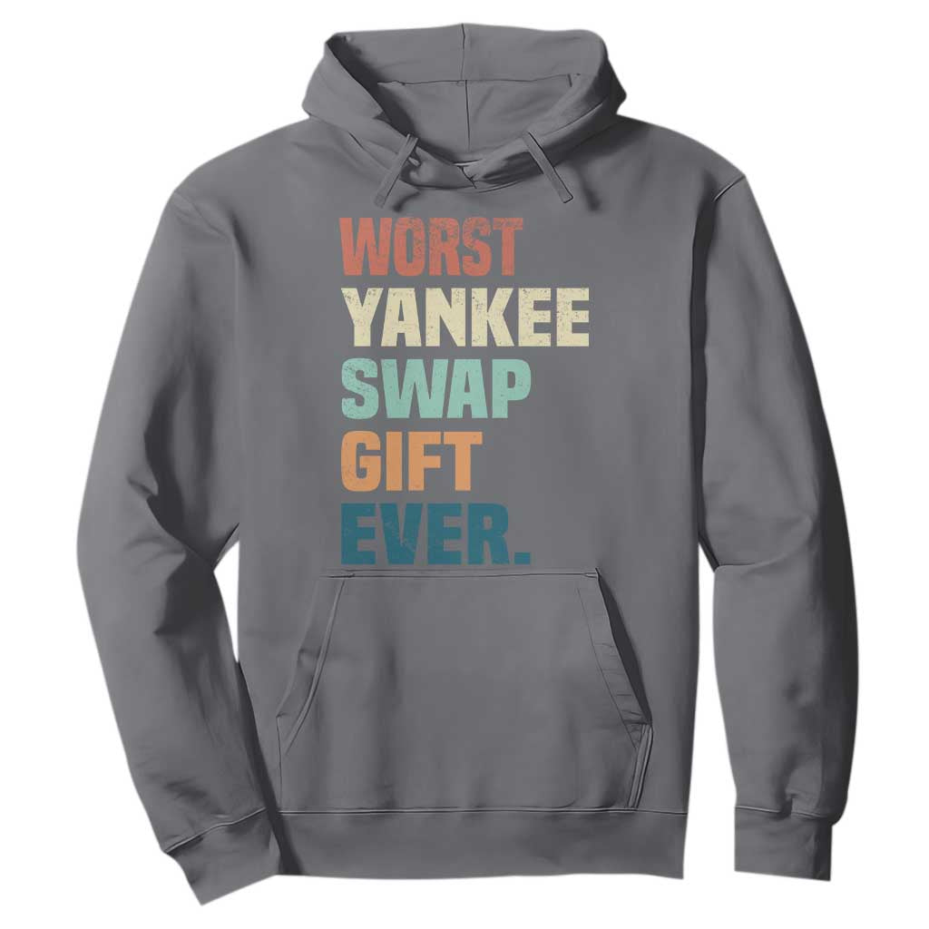 Funny Worst Yankee Swap Gift Ever Hoodie Christmas Gift Exchange Game TS11 Charcoal Print Your Wear