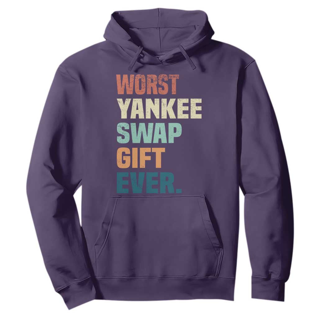 Funny Worst Yankee Swap Gift Ever Hoodie Christmas Gift Exchange Game TS11 Purple Print Your Wear