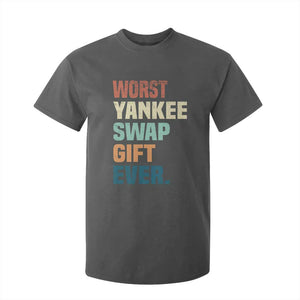 Funny Worst Yankee Swap Gift Ever T Shirt For Kid Christmas Gift Exchange Game TS11 Dark Heather Print Your Wear