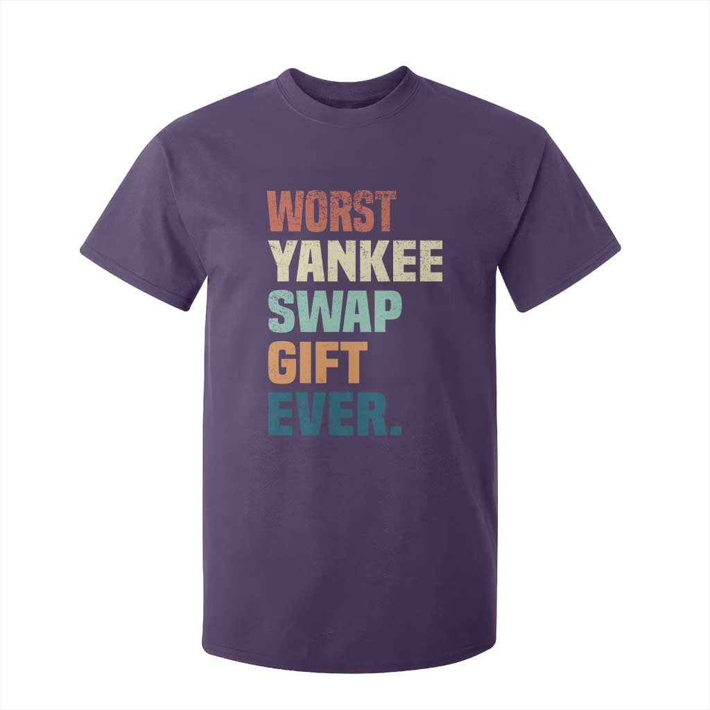 Funny Worst Yankee Swap Gift Ever T Shirt For Kid Christmas Gift Exchange Game TS11 Purple Print Your Wear