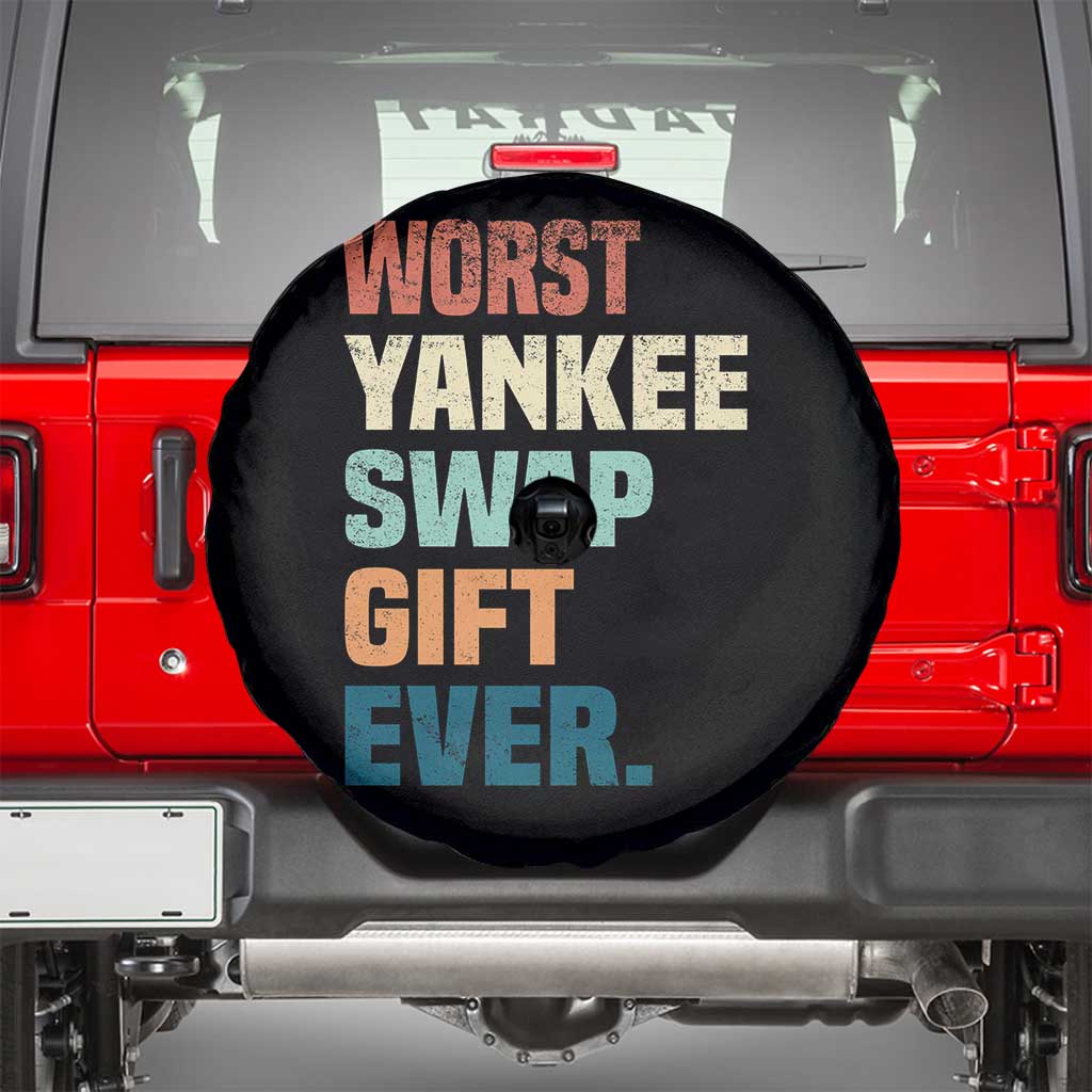 Funny Worst Yankee Swap Gift Ever Spare Tire Cover Christmas Gift Exchange Game TS11 Black Print Your Wear